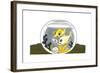 An Aquarium - Jack & Jill-Peggy Smithers-Framed Giclee Print