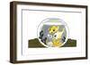 An Aquarium - Jack & Jill-Peggy Smithers-Framed Giclee Print