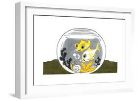 An Aquarium - Jack & Jill-Peggy Smithers-Framed Giclee Print