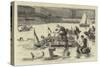 An Aquatic Tea-Party at Brighton-null-Stretched Canvas