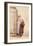 An Arab by a Doorway-Giuseppe De Nittis-Framed Giclee Print