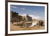 An Arab Caravan outside a Fortified Town-Jean Leon Gerome-Framed Giclee Print