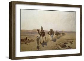 An Arab Caravan-Ludwig Hans Fischer-Framed Giclee Print