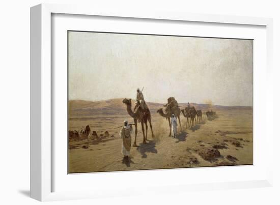 An Arab Caravan-Ludwig Hans Fischer-Framed Giclee Print