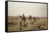 An Arab Caravan-Ludwig Hans Fischer-Framed Stretched Canvas