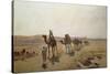 An Arab Caravan-Ludwig Hans Fischer-Stretched Canvas