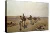 An Arab Caravan-Ludwig Hans Fischer-Stretched Canvas