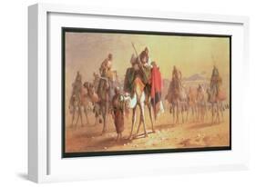 An Arab Caravan-Joseph-Austin Benwell-Framed Giclee Print