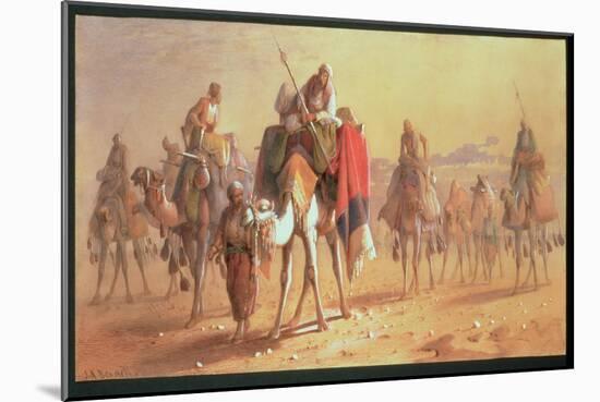 An Arab Caravan-Joseph-Austin Benwell-Mounted Giclee Print