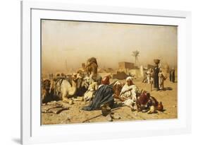 An Arab Encampment-Leopold Carl Muller-Framed Giclee Print