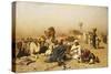 An Arab Encampment-Leopold Carl Muller-Stretched Canvas