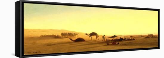 An Arab Encampment-Charles Theodore Frere-Framed Stretched Canvas