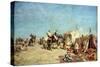 An Arab Encampment-Alberto Pasini-Stretched Canvas