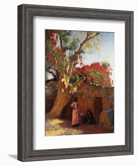 An Arab Family Outside a Village, 1917-Ludwig Deutsch-Framed Giclee Print