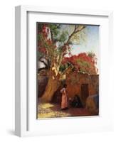 An Arab Family Outside a Village, 1917-Ludwig Deutsch-Framed Giclee Print