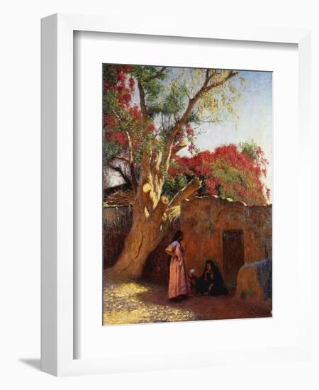 An Arab Family Outside a Village, 1917-Ludwig Deutsch-Framed Giclee Print