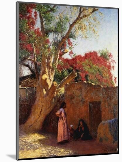 An Arab Family Outside a Village, 1917-Ludwig Deutsch-Mounted Giclee Print