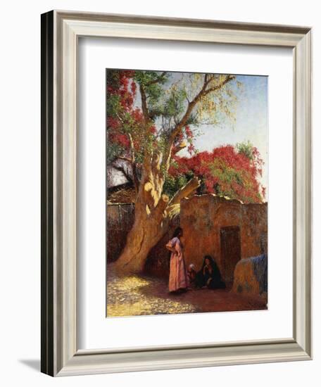 An Arab Family Outside a Village, 1917-Ludwig Deutsch-Framed Giclee Print