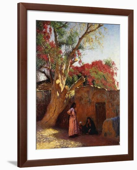 An Arab Family Outside a Village, 1917-Ludwig Deutsch-Framed Giclee Print