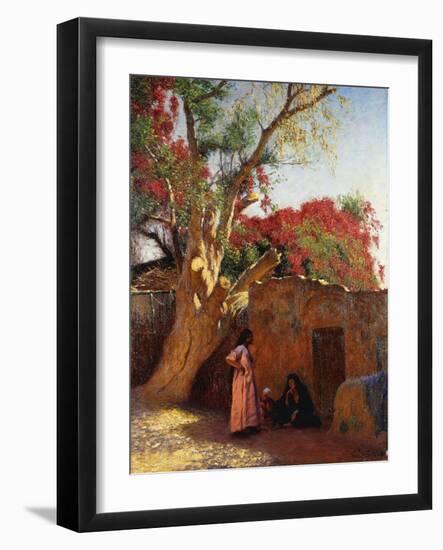 An Arab Family Outside a Village, 1917-Ludwig Deutsch-Framed Giclee Print