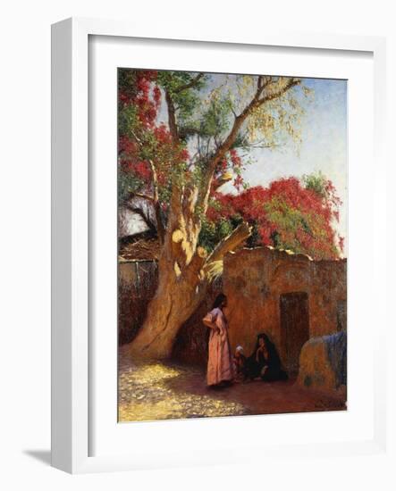 An Arab Family Outside a Village, 1917-Ludwig Deutsch-Framed Giclee Print