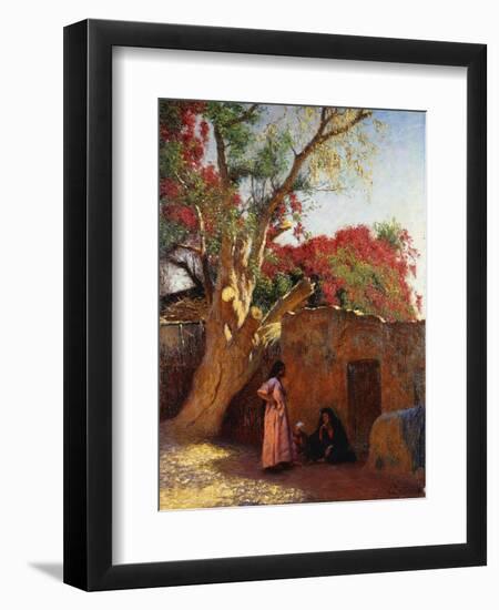 An Arab Family Outside a Village, 1917-Ludwig Deutsch-Framed Premium Giclee Print