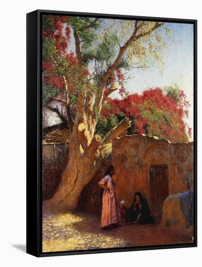 An Arab Family Outside a Village, 1917-Ludwig Deutsch-Framed Stretched Canvas