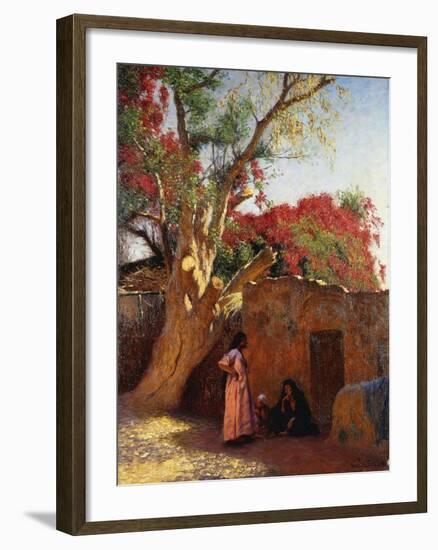 An Arab Family Outside a Village, 1917-Ludwig Deutsch-Framed Giclee Print