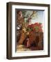 An Arab Family Outside a Village-Ludwig Deutsch-Framed Giclee Print