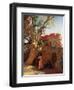 An Arab Family Outside a Village-Ludwig Deutsch-Framed Giclee Print