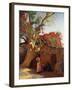 An Arab Family Outside a Village-Ludwig Deutsch-Framed Giclee Print