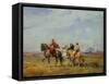 An Arab Hunting Party-Henri Emilien Rousseau-Framed Stretched Canvas