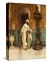 An Arab in a Palace Interior-Rudolph Ernst-Stretched Canvas