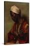 An Arab in Meditation-Carl Ludwig Ferdinand Messmann-Stretched Canvas