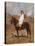 An Arab on a Horse in a Desert Landscape-Henri Emilien Rousseau-Stretched Canvas