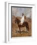 An Arab on a Horse in a Desert Landscape-Henri Emilien Rousseau-Framed Giclee Print