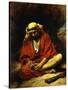 An Arab Plucking a Thorn from His Foot-Leon Joseph Florentin Bonnat-Stretched Canvas