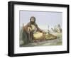An Arab Resting in the Desert, Title Page from "The Valley of the Nile"-Achille-Constant-Théodore-Émile Prisse d'Avennes-Framed Giclee Print