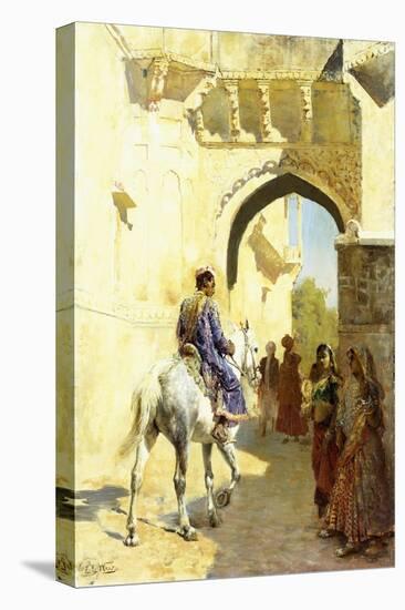 An Arab Scene, 1884-89-Edwin Lord Weeks-Stretched Canvas