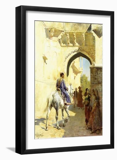 An Arab Scene, 1884-89-Edwin Lord Weeks-Framed Giclee Print