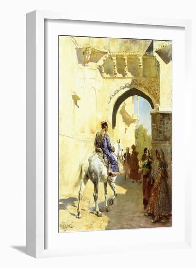 An Arab Scene, 1884-89-Edwin Lord Weeks-Framed Giclee Print