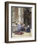 An Arab Schoolmaster, 1889-Ludwig Deutsch-Framed Giclee Print