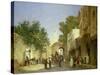 An Arab Street Scene, 1872-Sir William Beechey-Stretched Canvas