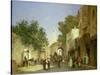 An Arab Street Scene, 1872-Sir William Beechey-Stretched Canvas