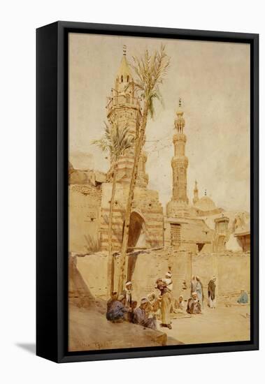 An Arab Street Scene, Cairo-Walter Tyndale-Framed Stretched Canvas