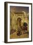 An Arab Street Scene-Rudolf Gustav Muller Wiesbaden-Framed Giclee Print