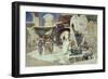 An Arab Street Scene-Carl Friedrich Heinrich Werner-Framed Giclee Print