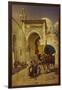 An Arab Street Scene-Rudolf Gustav Muller Wiesbaden-Framed Giclee Print