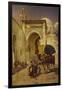 An Arab Street Scene-Rudolf Gustav Muller Wiesbaden-Framed Giclee Print