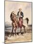 An Arab Warrior on Horseback in a Landscape-Eugene Delacroix-Mounted Giclee Print